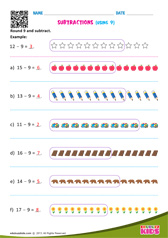 Subtractions Using 9