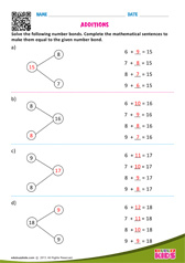 Addition Sentences