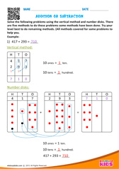 Solve by Vertical Method