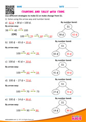 Counting and Tally with Coins