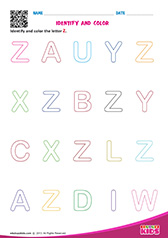 Identify Letter Z