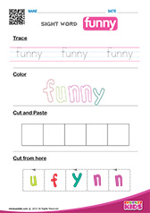 Sight Word funny