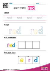 Sight Word red