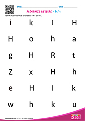 Recognize Letter H