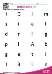 Recognize Letter I