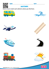 Match the land transportation