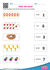 Count and Match Numbers