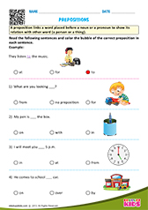 Identify Correct Prepositions