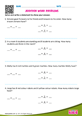 Addition word problems