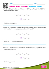 Addition word problems