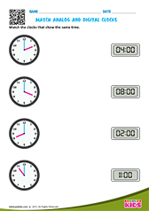 Match Analog and Digital clocks