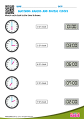 Match Analog and Digital clocks