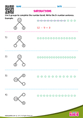 Subtractions Using 9