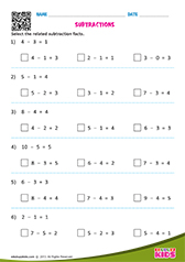 Related Subtraction Facts