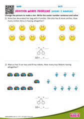 Addition word problems