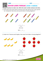 Addition word problems