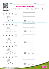 Adding three numbers