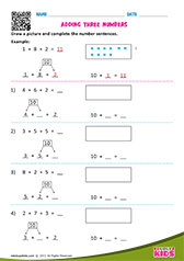 Adding three numbers