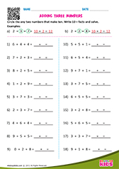 Adding three numbers