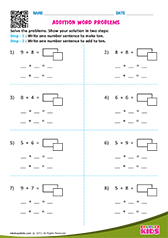 Addition word problems