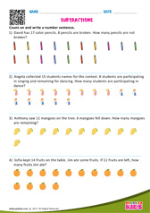 Subtraction Word Problems