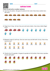 Subtraction Word Problems