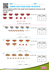 Finding place value based on objects