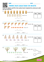 Finding place value based on objects
