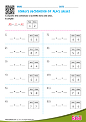 Correct Recognize Place Values