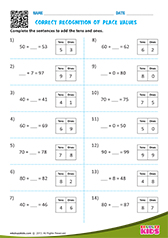 Correct Recognize Place Values